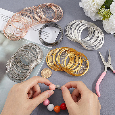 500шт. 5-х цветная стальная проволока с эффектом памяти FIND-SP0002-10-1