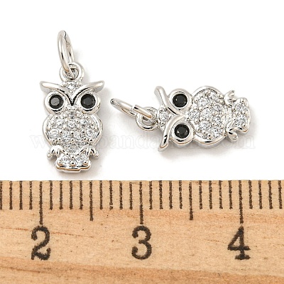 Покрытие стойки латунь микропаве прозрачные подвески из кубического циркония KK-B093-02E-P-1