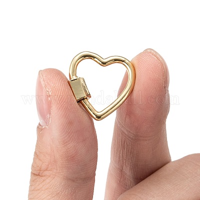 Латунные брелоки с карабином KK-T047-04G-1