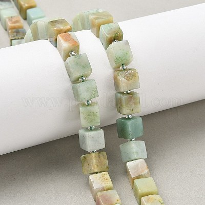 Натуральный цветок амазонитовые бусины пряди G-D338-A17-1