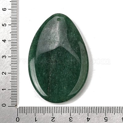 Естественный зеленый авантюрин большие кулоны&nbsp;G-F820-05A-10-1