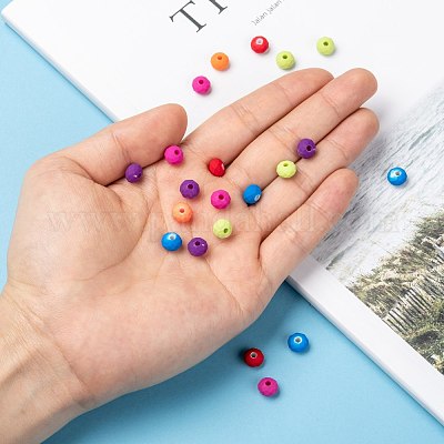 Флуоресцентные акриловые бусины&nbsp;X-MACR-S181-8mm-M-1