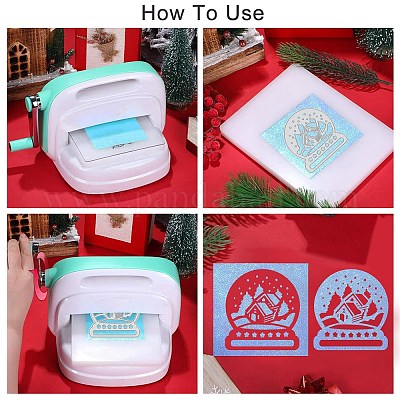 Рождественские трафареты для резки углеродистой стали&nbsp;DIY-WH0170-094-1