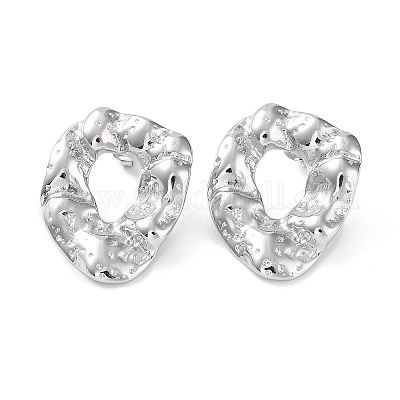 Серьги-гвоздики из нержавеющей стали 304 EJEW-H115-29P-1