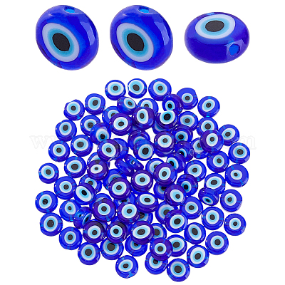 2 прядь бусины ручной работы от сглаза лэмпворк LAMP-HY0001-14-1