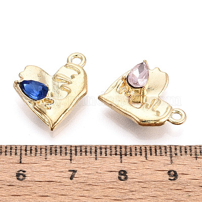 Подвески из сплава и страза FIND-N008-10KCG-1