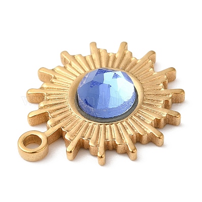 Подвески из настоящей 304 нержавеющей стали с покрытием из 18-каратного золота STAS-A084-21G-05-1