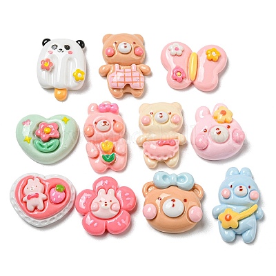 Непрозрачная смола декодирует кабошоны RESI-F052-B10-1