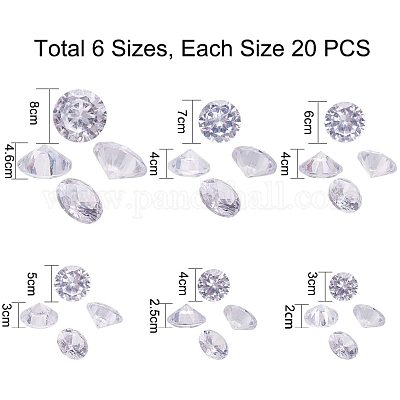 Кубического циркония кабошоны ZIRC-PH0002-07-1