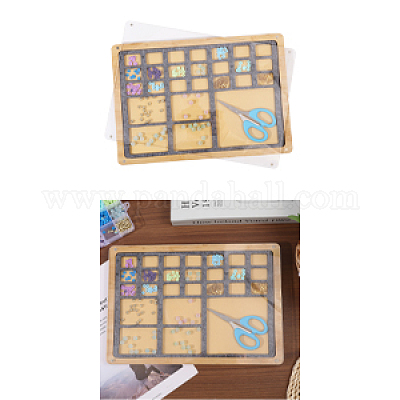 Бамбуковые витрины для ювелирных изделий DIY-BC0014-25B-1