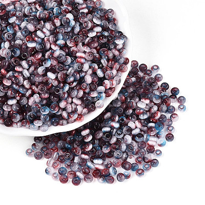 Имитация кошачьего глаза стеклянные бусины SEED-N007-31F-1