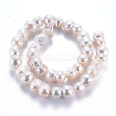 Природные Кеши жемчуг пряди PEAR-S020-O01-1