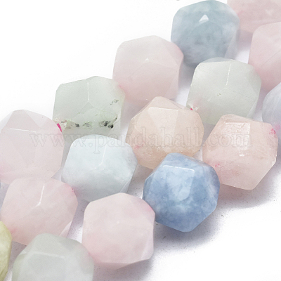 Природные морганит нитей бисера&nbsp;G-K303-B03-10mm-1