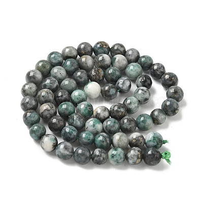 Пряди натуральных диоптазных бусин G-D302-02-6mm-1