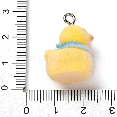 Кулоны из флокированной смолы FIND-S001-14O-1