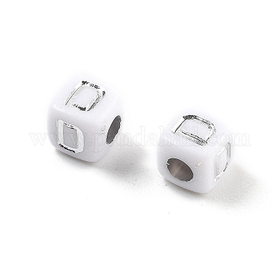 Непрозрачные акриловые бусины OACR-D282-06D-1