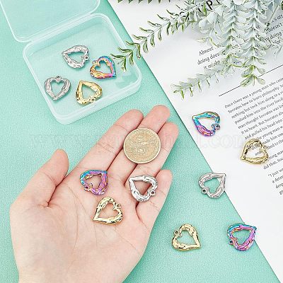 12 шт. 3-цветное вакуумное покрытие PVD из нержавеющей стали 304 STAS-UN0024-63-1