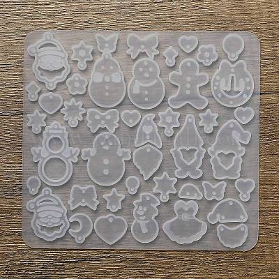 Рождественские темы силиконовые Молды для подвесок своими руками SIMO-L002-02B-1