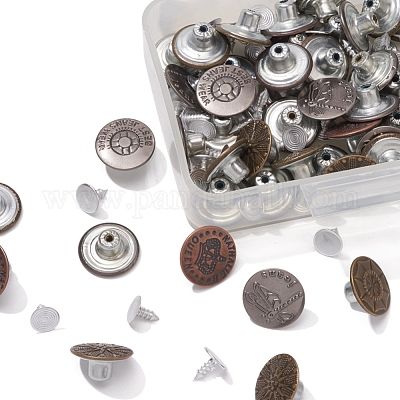 Wholesale Iron Button Pins for Jeans 