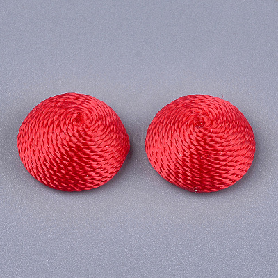 Polyesterfaden Stoff Cabochons&nbsp;LS-X-WOVE-T008-02B-01-1