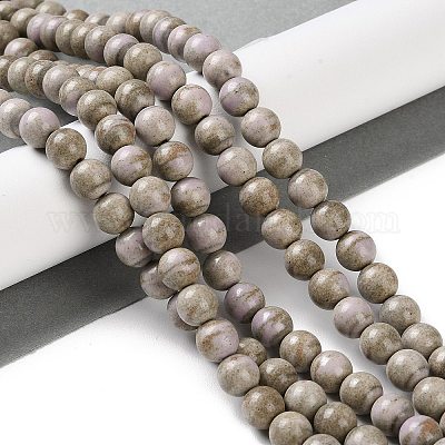 Натуральные бусины из радужного алашанского агата G-NH0022-A09-02-1