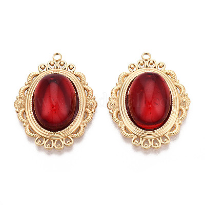 Подвески из нержавеющей стали 304 и стекла STAS-T071-02D-G-1