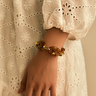 Браслеты из цепочек из смоляных звеньев для женщин FS-WG76DA2-02-1