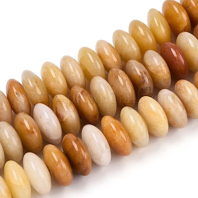 Природный Топаз нефрита бисер нитей&nbsp;G-T144-49A-02-1