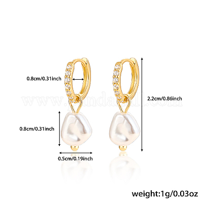 925 серьги-кольца из стерлингового серебра с микропаве из кубических цирконий BN9515-1-1