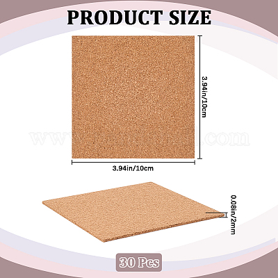 Самоклеящаяся пробковая подставка AJEW-WH20042-14A-1