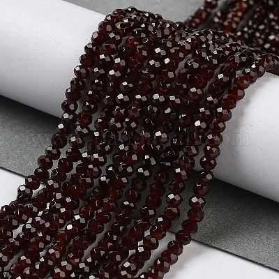 Запекание расписных стеклянных бусин с имитацией нефрита DGLA-A034-J2MM-A11-1