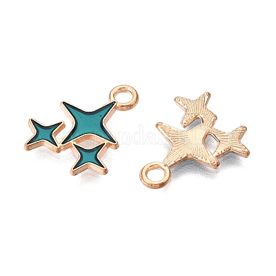 Подвески из эмали и сплава ENAM-T020-38D-RS-1