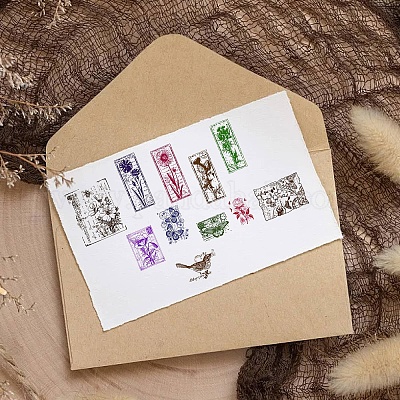 Wholesale CRASPIRE Flowers Postcard Clear Rubber Stamp Poppy Moth Birds  Butterfly Plants Vintage Transparent Silicone Seals Stamp for Journaling Card  Making DIY Scrapbooking Handmade Photo Album Notebook Decor 