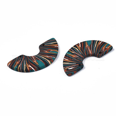 Полимерной глины ручной работы подвески CLAY-N010-028-B03-1