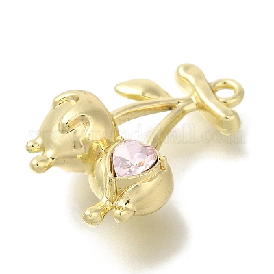 Подвески из сплава со стразами ENAM-B025-03G-01-1