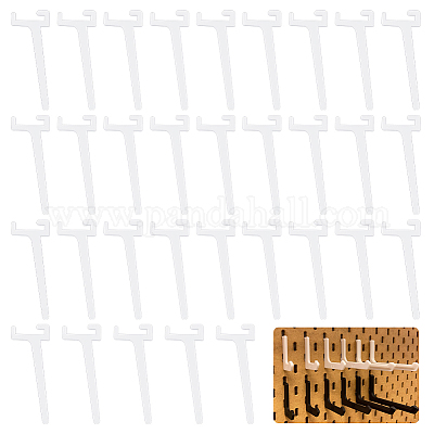 32шт акриловый крючок для перфорированной доски DIY-BC0015-26-1
