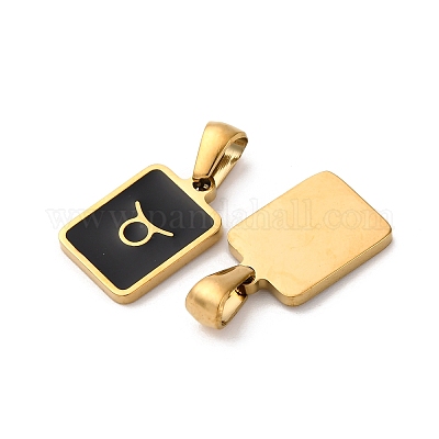 Подвески из нержавеющей стали 304 с эмалью STAS-I353-06G-A-1