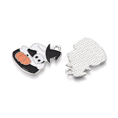 Подвески из сплава и эмали на тему Хэллоуина ENAM-T021-31E-01P-1