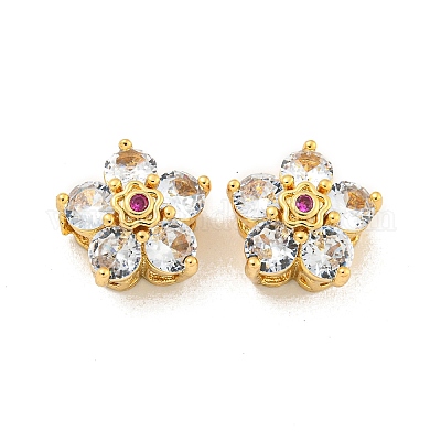 Латунные микро кубические циркониевые многожильные звенья KK-B096-18G-02-1