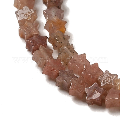 Природных фиолетовых авантюрин бисер нитей G-G085-B24-01-1