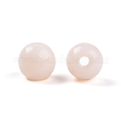 Непрозрачные однотонные стеклянные бусины GLAA-N007-4mm-A10-1