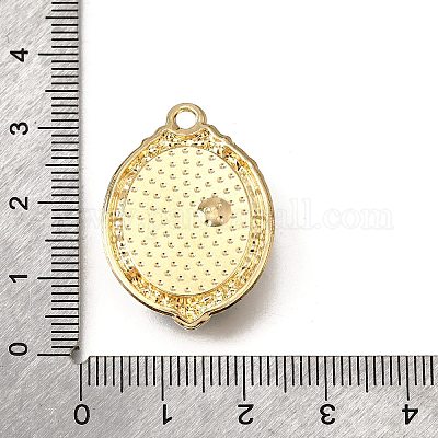 Подвески из эмали и сплава ENAM-K076-18G-1