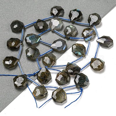 Природные лабрадорита бисер нитей G-P544-C03-01-1