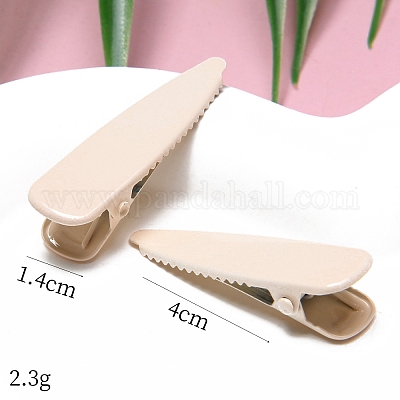 Заколки для волос из кожи аллигатора цвета макарон PW-WGC20FF-05-1