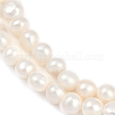 Нити из натурального культивированного пресноводного жемчуга PEAR-P064-19D-07A-1