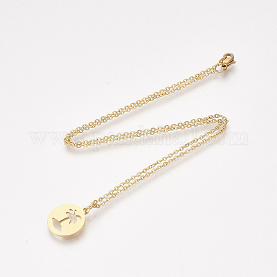 201 подвеска из нержавеющей стали NJEW-T009-JN133-40-2-1