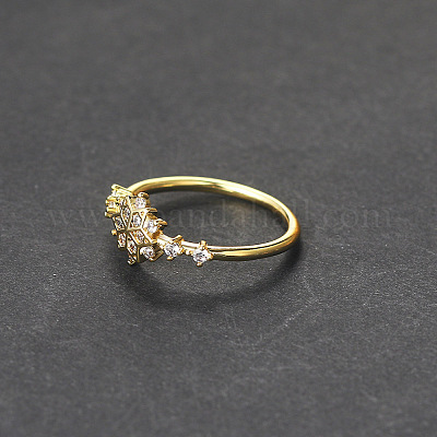 Кольца из латуни с микропаве FS-WGF1294-01-1