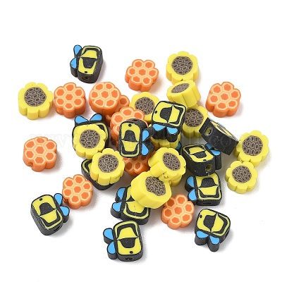 Бусины из полимерной глины  CLAY-P005-07-1