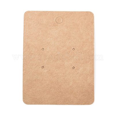 Пустые карточки для демонстрации сережек из крафт-бумаги CDIS-G005-12-1