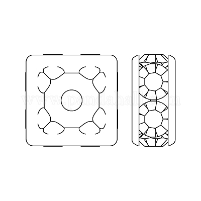 Оправы из кристаллов preciosa® maxima с несколькими камнями X-PRC-MC8-00030-G-1